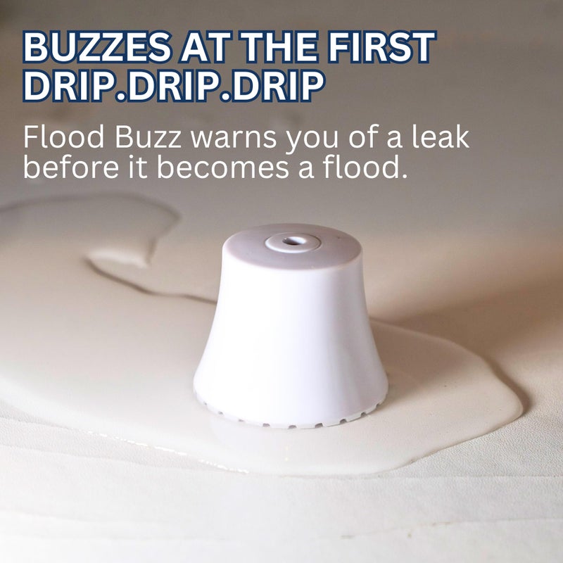 Flood Buzz إنذار تسرب المياه فلوود باز صغير 6-pack | جاهز للاستخدام مباشرة من العلبة، لا يتطلب إعداد - Image 4
